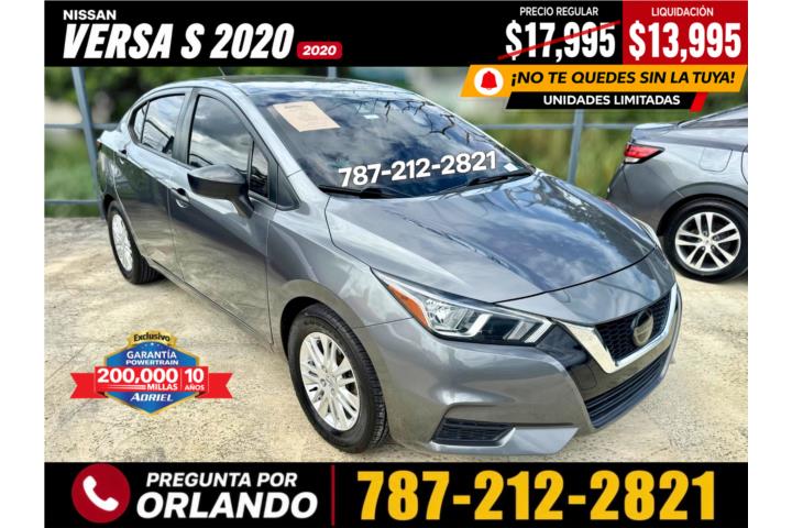 787-212-2821 Nissan Versa S 2020