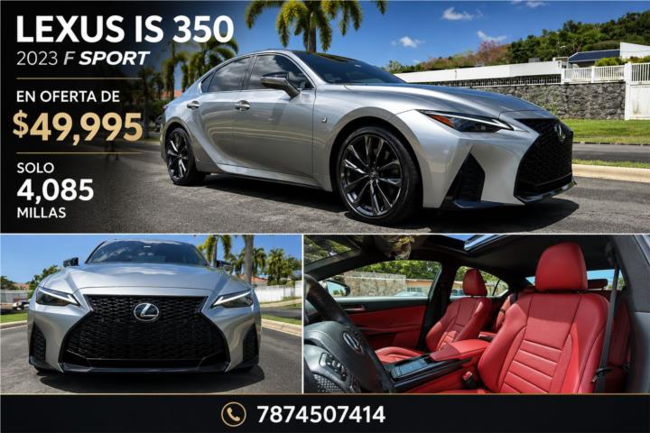 Lexus is 350 Fsport 2023 / 4800 millas