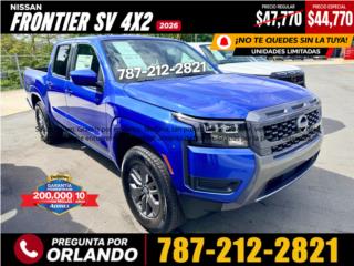 Nissan Puerto Rico 787-212-2821 Nissan Frontier SV 4X2 2026