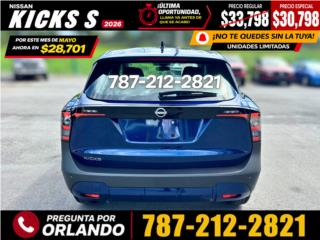 Nissan Puerto Rico Nissan Kicks S 2026 / Desde 3.99% APR