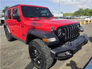 WILLYS 4DR ROJO V6 4X4 34K MILLAS DESDE 499!, Jeep Puerto Rico