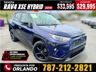 787-212-2821 Toyota Rav4 XSE Hybrid 2019 , Toyota Puerto Rico