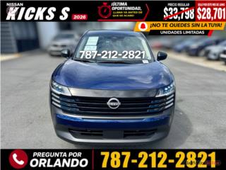 Nissan Puerto Rico Nissan Kicks S 2026 | Desde 3.99% APR