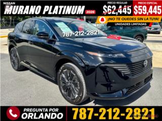Nissan Murano Platinum AWD 2026 | 787-212-282, Nissan Puerto Rico