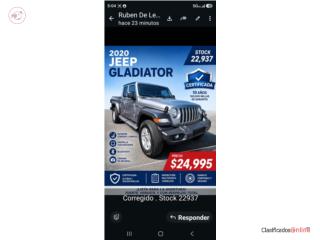 JEEP GLADIATOR NITIDO 24995, Jeep Puerto Rico