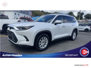 TOYOTA GRAND HIGHLANDER XLE 2024 BLANCO, Toyota Puerto Rico