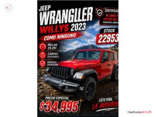JEEP WRANGLER WILLYS 34995, Jeep Puerto Rico