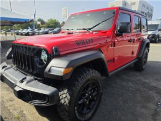 WILLYS JL 4DR ROJO V6 4X4 34K DESDE 479!, Jeep Puerto Rico