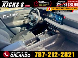 Nissan Kicks S 2026 / Desde 3.99% APR, Nissan Puerto Rico