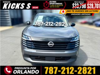 Nissan Kicks S 2026 / Desde 3.99% APR, Nissan Puerto Rico
