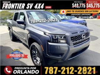 Nissan Puerto Rico Nissan Frontier SV 4X4 2026 | 787-212-2821