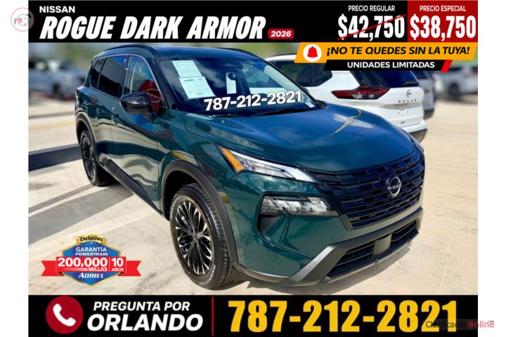 Nissan Rogue Dark Armor 2026 Desde 2.99% APR