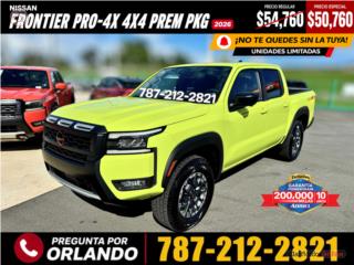 787-212-2821 Frontier Pro-4X Prem. 2026, Nissan Puerto Rico