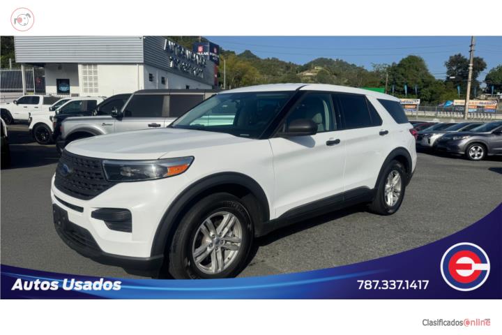 FORD EXPLORER BASE 4D SUV RWD 2023 BLANCO