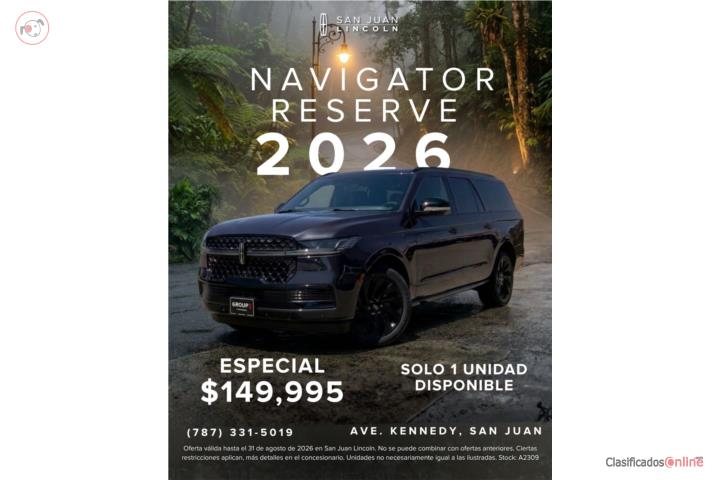 LINCOLN NAVIGATOR RESERVE 149995